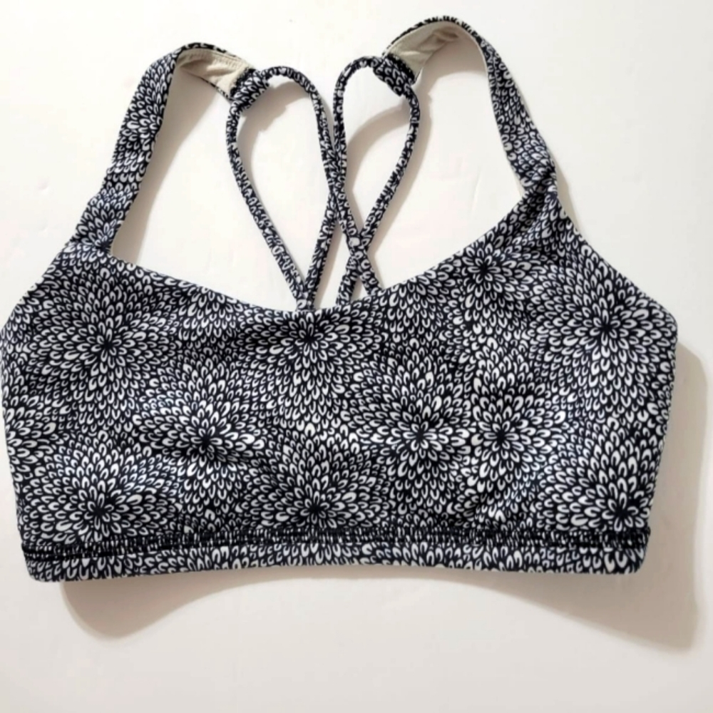 LULULEMON bra/ 2/ Blue with white